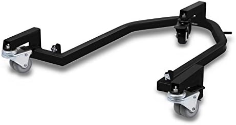 ConStands Mover II Racing - Motorrad Montageständer für KTM 690 Duke Schwarz matt Hinten Rangierhilf