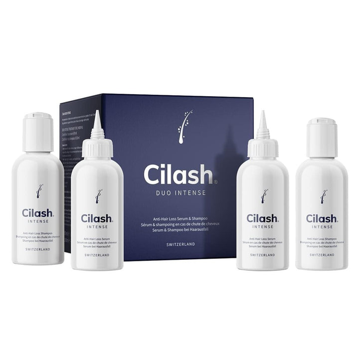 Cilash® DUO INTENSE (Serum und Shampoo) - Cilash Intensivbehandlungsbox bei Haarausfall für 2 Monate