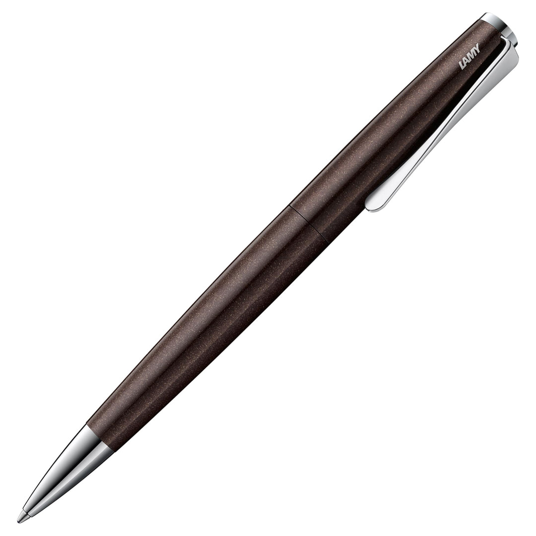 LAMY studio Premium Kugelschreiber 269 aus Edelstahl in mattem Lack-Finish, propellerförmige Clip-Dr