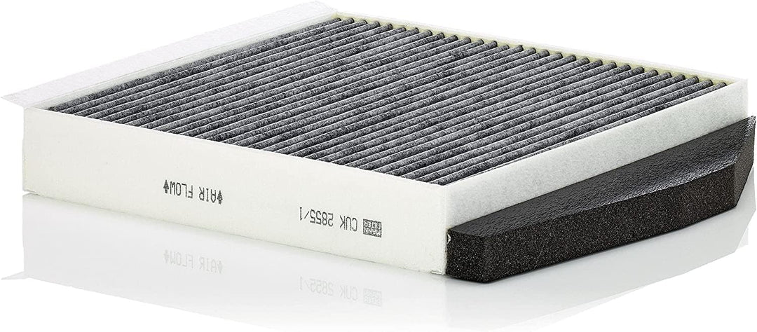MANN-FILTER CUK 2855/1 Innenraumfilter – Pollenfilter mit Aktivkohle für Rechtslenker PKW, CUK