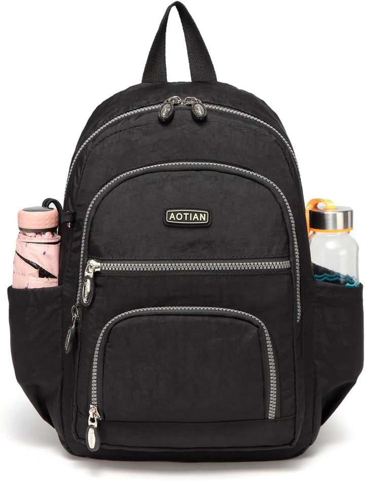 AOTIAN Frauen Rucksack Klassische Leichte Kleine Tagesrucksack Damen Nylon City Pack Jugendliche Läs