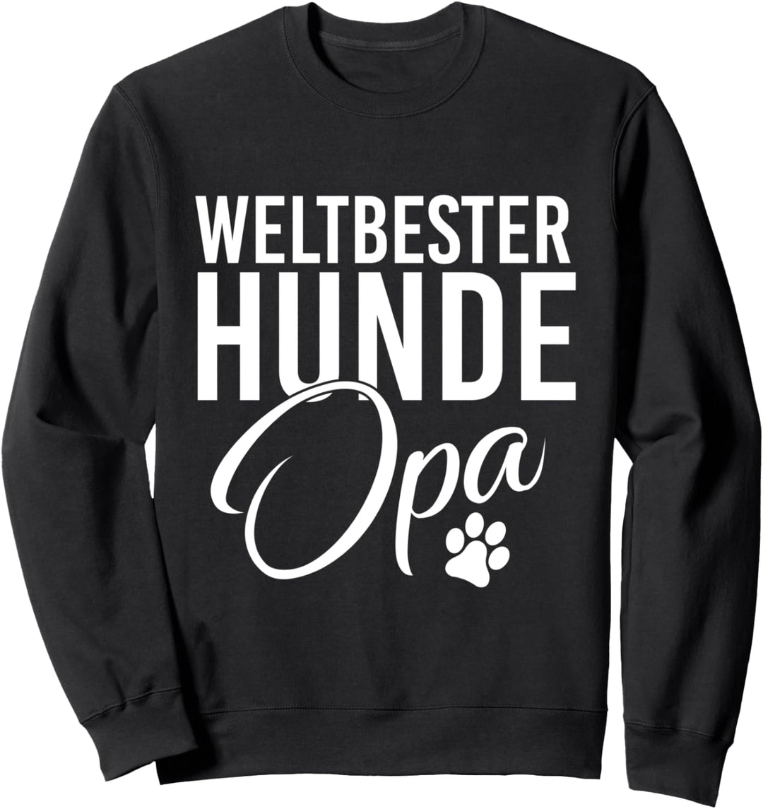 Weltbester Hunde Opa Grossvater Hundebesitzer Spruch Design Sweatshirt