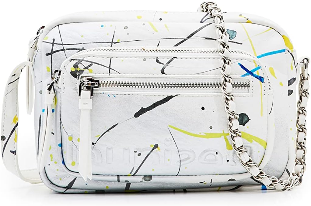 Desigual Women's Bag Splat_CAMBRID 2004 Silver, Black