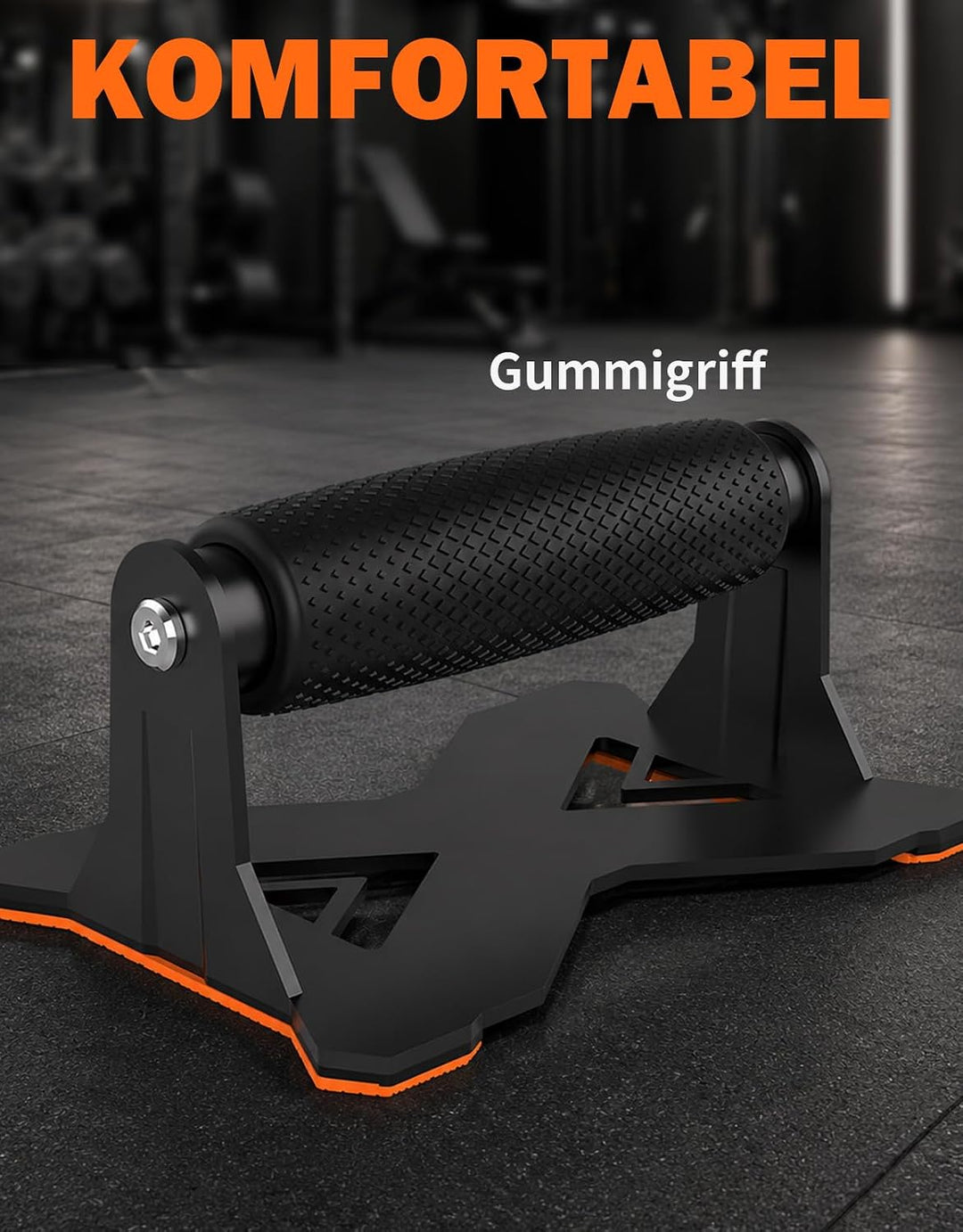 Fitarc Liegestützgriffe, Robuste Stahl Push Up Griffe für Boden, Rutschfeste Liegestützbarren für Mä