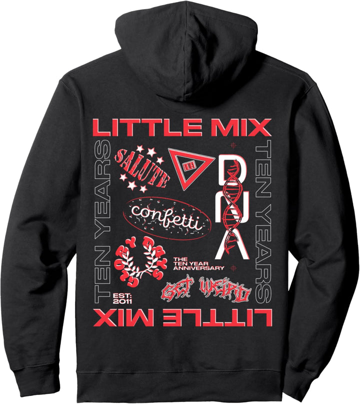Little Mix – 10 Year Front Back Print Pullover Hoodie