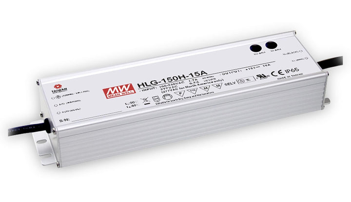 Mean Well HLG-150H-30A LED-Treiber, LED-Trafo Konstantspannung, Konstantstrom 150W 5A 30 V/DC PFC-Sc