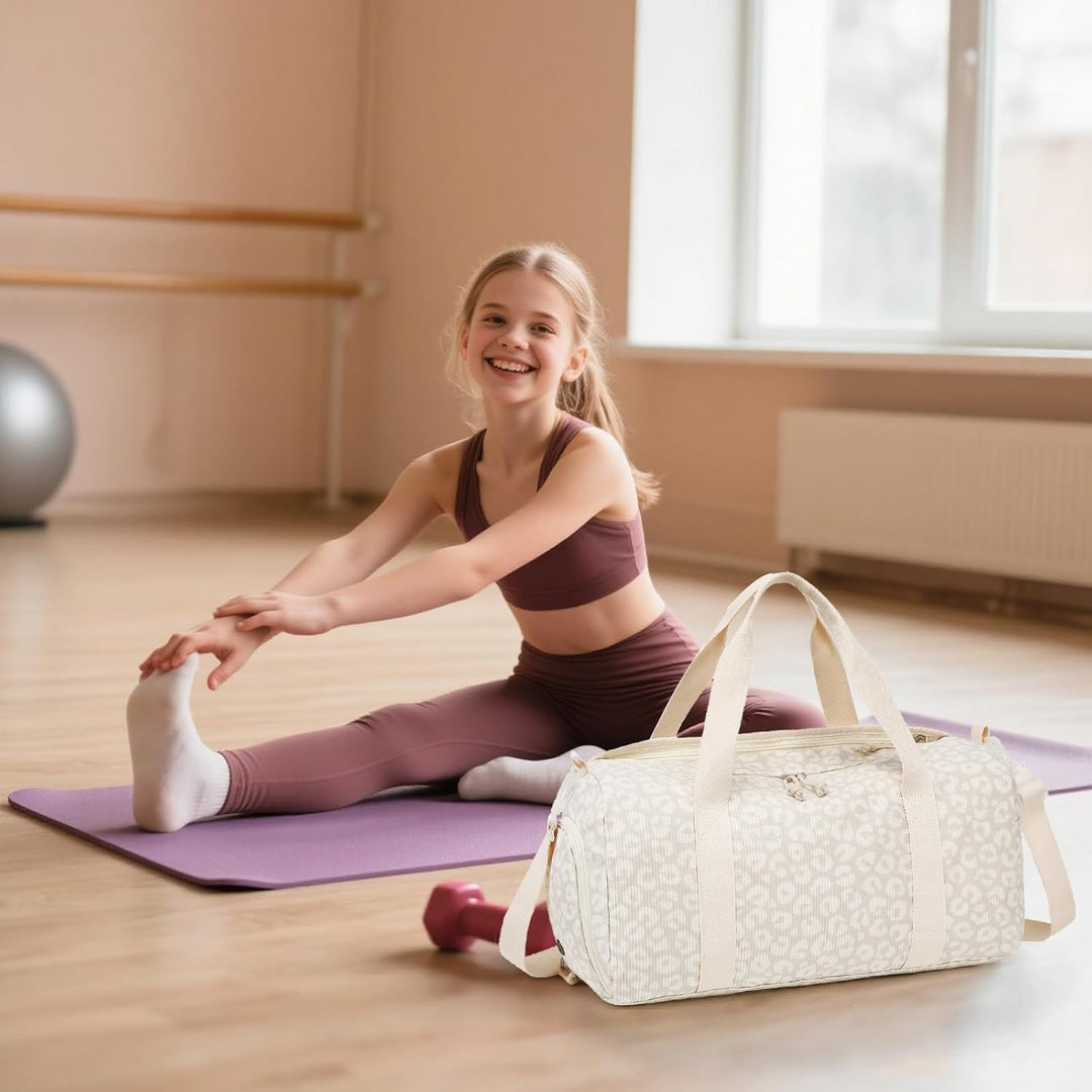 Sporttasche Kinder Schwimmtasche Jungen Damen mit Schuhfach und Nassfach Badetasche Teenager Kleine