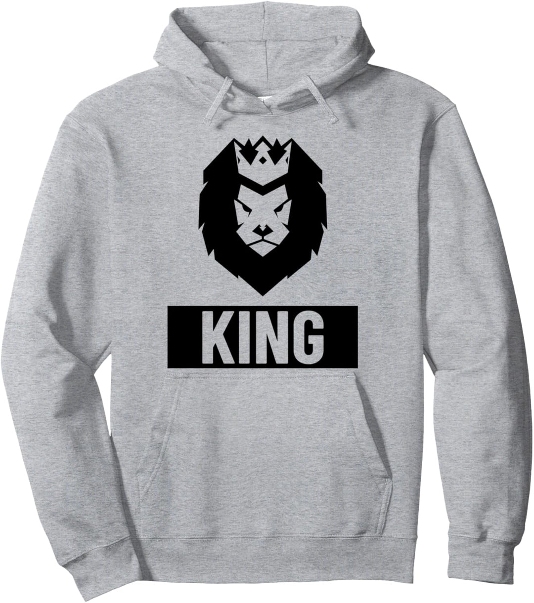 Vater Sohn Partnerlook King Löwe Partner Outfit Pullover Hoodie