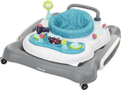 Babymoov 5-in-1 Lauflernhilfe, Gehfrei bis 12 Monate, Lauflernwagen bis 24 Monate, inkl. Spielekonso