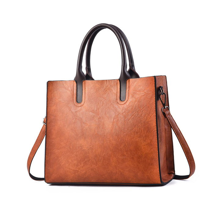 NICOLE & DORIS Gross Handtasche Damen Shopper Tasche Umhängetasche Damen Gross Retro Schultertasche