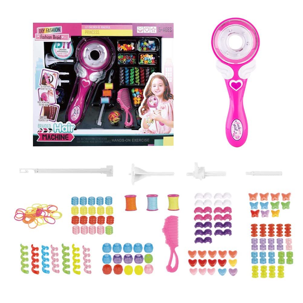 Hair Braider Set, Kids Styling Hair Tool,Girls Electric Automatic Hair Braider Tool, Automatic Hair