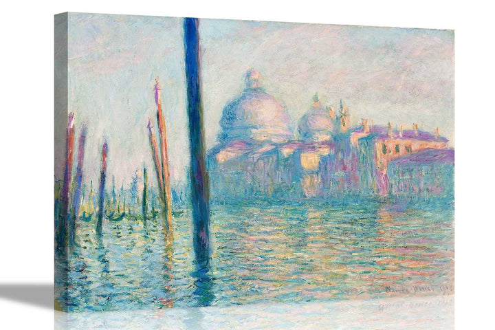Le Grand Canal von Claude Monet Leinwandbilder, gerahmt, 86 x 61 cm
