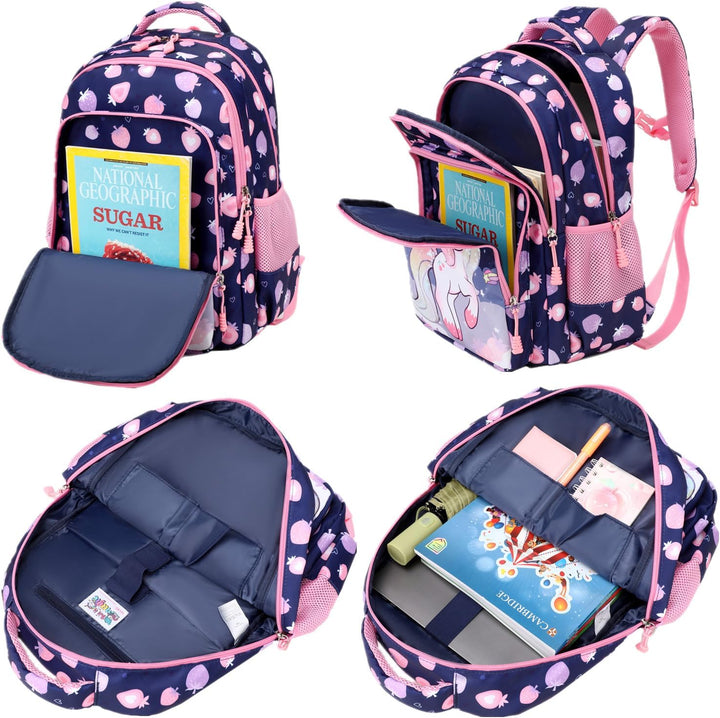 Jumpopack Kinder Schulrucksack Schultaschen Einhorn Schultasche Mädchen 1. Klasse Schulranzen Kinder