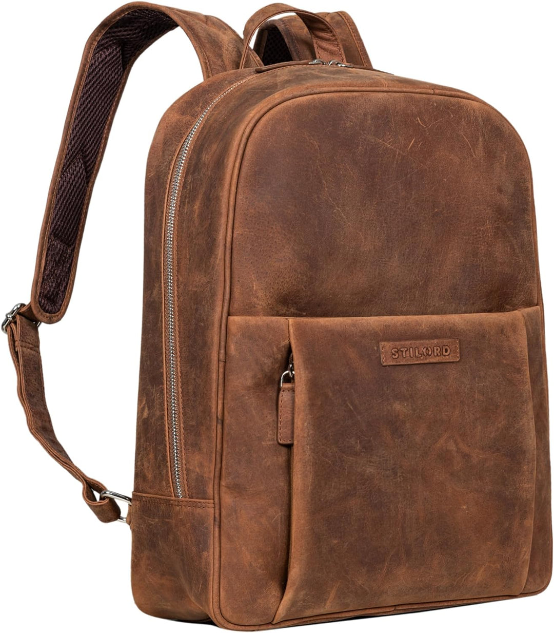 STILORD 'Etienne' Laptop Rucksack Leder 15 Zoll Business Rucksack Damen Leder Herren Notebook Rucksa