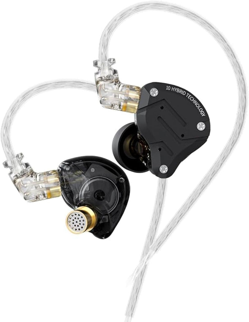 keephifi KZ ZS10 Pro KZ In Ear Monitor IEM Kopfhörer, KZ HiFi Earbuds Kopfhörer mit 4 ausgewogenen A