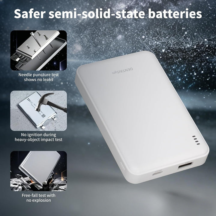 Halbfestkörper Power Bank, 20w10000 mAhsemi-solid Battery mit Schnellladefunktion, ausgestattet mit