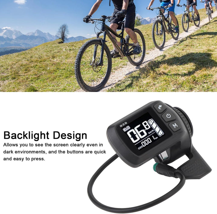 Elektrofahrrad LCD Display 2-in-1, Wasserfest, 5-Pin Stecker
