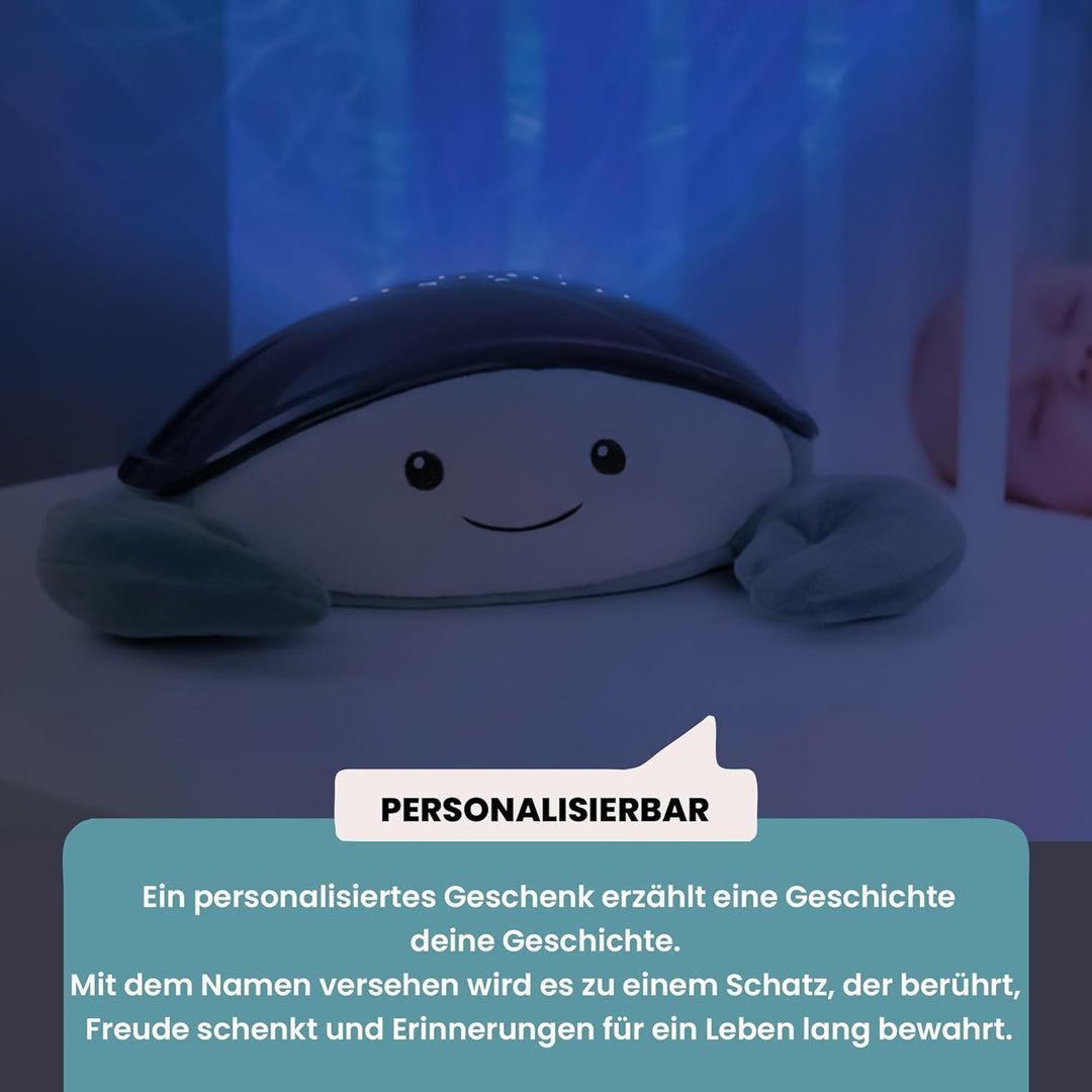 Personalisierbarer Sternenlicht Projektor Cody – mit beruhigender Meeresprojektion & entspannenden O