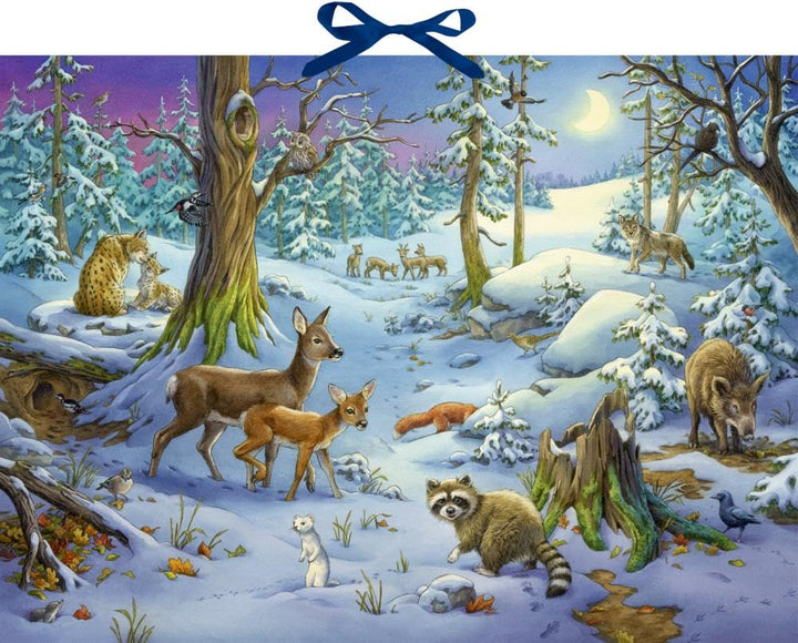 Sound-Adventskalender – Hört ihr die Tiere im Winterwald?: Mit 24 Tierstimmen hinter den Türchen, Ka