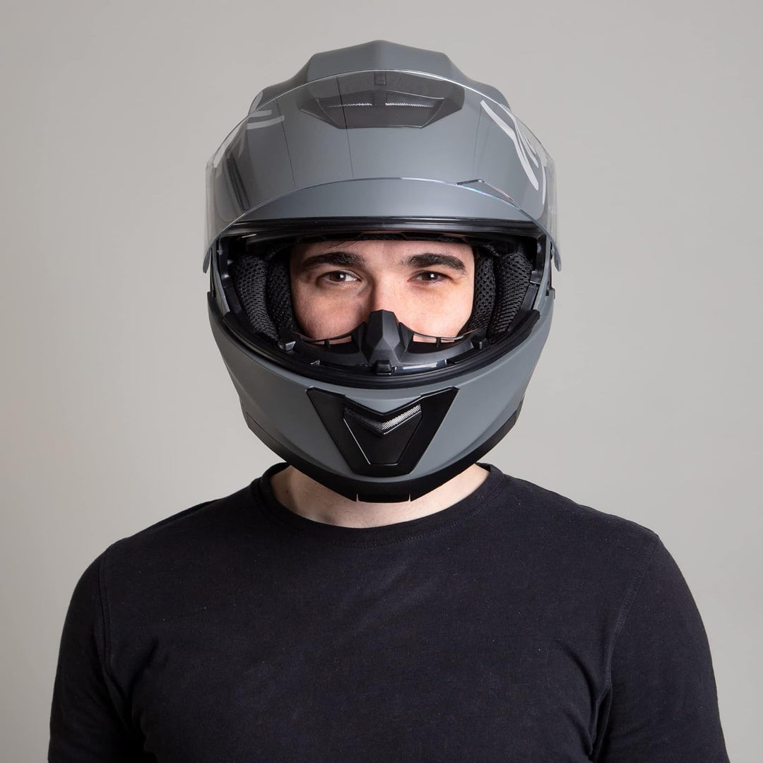 Westt Helmvisier Motorradhelm Visier für Modell: Jet/Classic/Cross X/Torque/Torque X Jethelm Klapphe