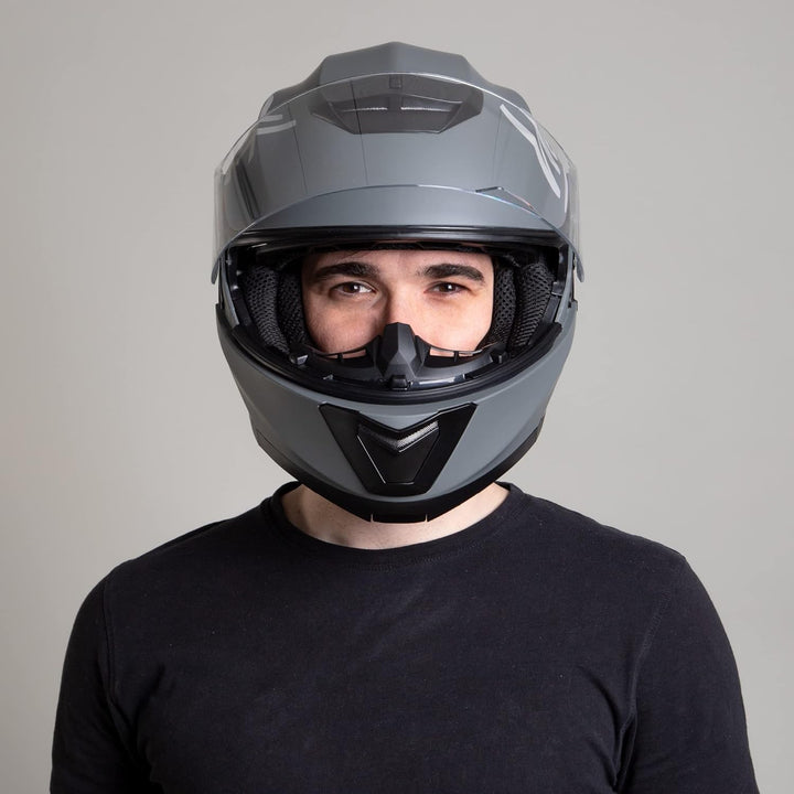 Westt Helmvisier Motorradhelm Visier für Modell: Jet/Classic/Cross X/Torque/Torque X Jethelm Klapphe