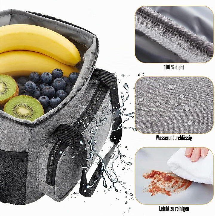 Faltbare Kühltasche 27L/15L/10L, hält Getränke &amp; Speisen 8h kalt/frisch, wasserdichte Isoliertasche
