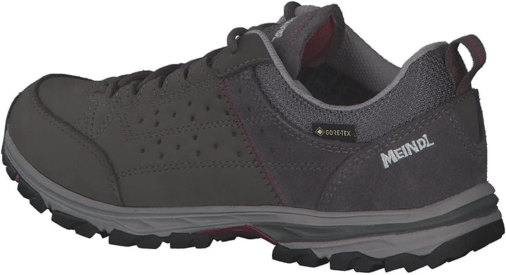 Meindl Damen Wanderschuhe Durban Lady GTX 35.5 EU Grau Bordeaux, 35.5 EU Grau Bordeaux