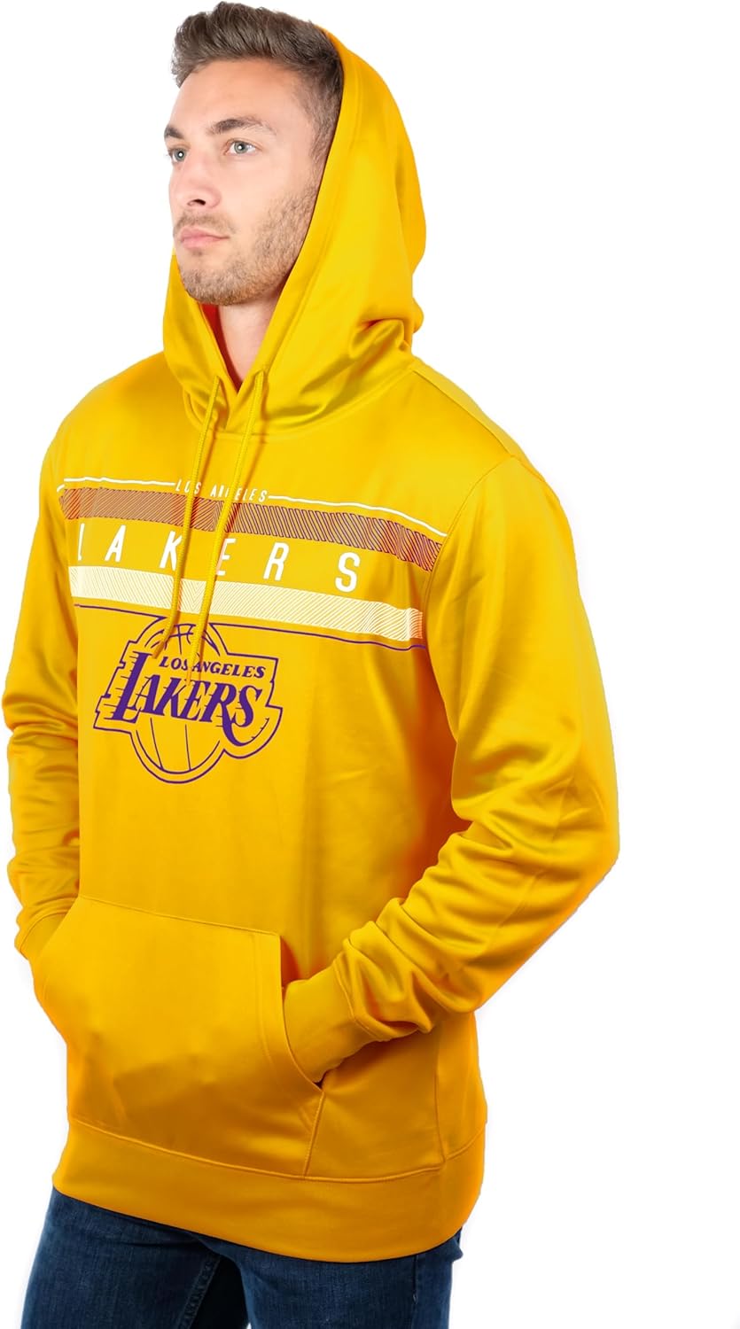 NBA Herren Fleece Hoodie Pullover Sweatshirt Poly Midtown, Herren, Midtown Hoodie L Team-farbe:, L T