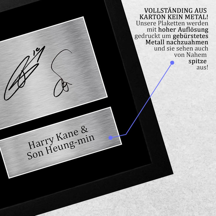 HWC Trading FR A4 Harry Kane & Son Heung-min Tottenham Hotspurs Spurs Geschenke gedrucktes signierte
