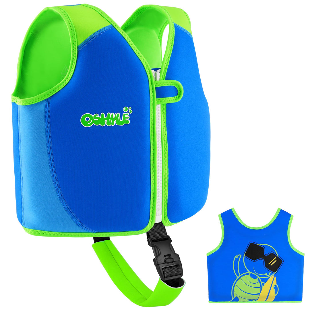 OSHYLE Kinder Schwimmweste - Jungen Mädchen Neopren Schwimmen Jacke Kleinkind Schwimmen Floating Neo