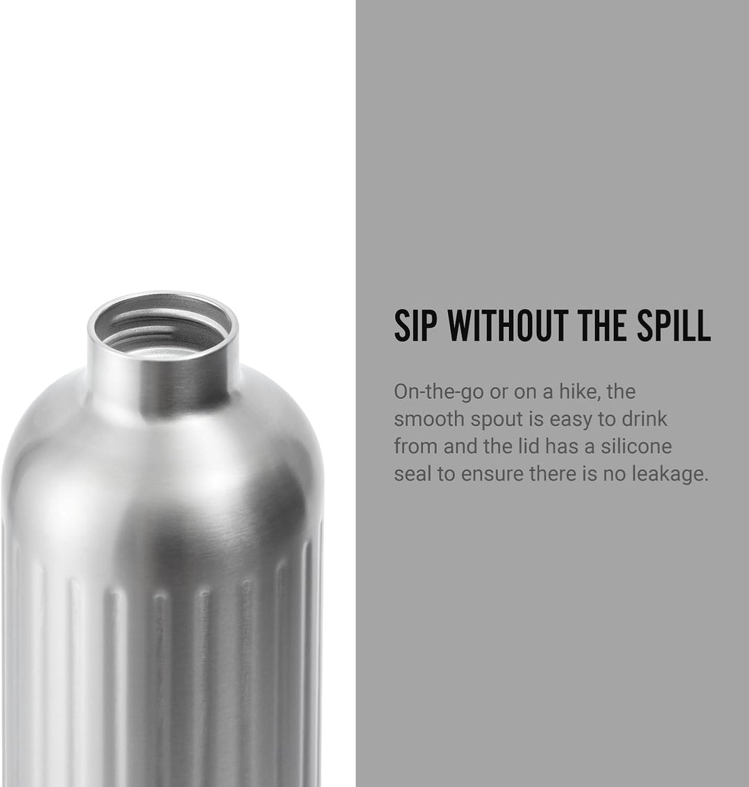 black+blum Explorer Isolierflasche, klein, ozean, 650 ml 650 ML Ozean, 650 ML Ozean
