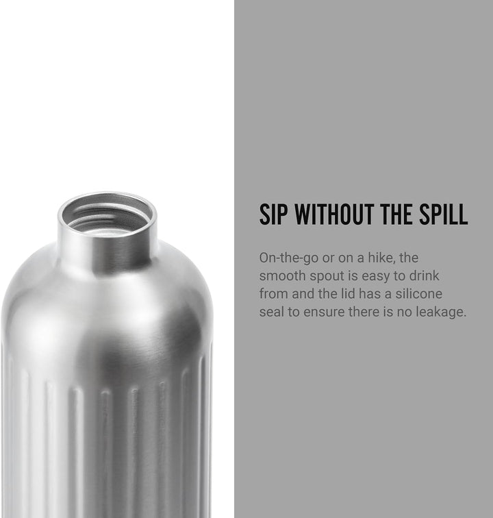 black+blum Explorer Isolierflasche, klein, ozean, 650 ml 650 ML Ozean, 650 ML Ozean