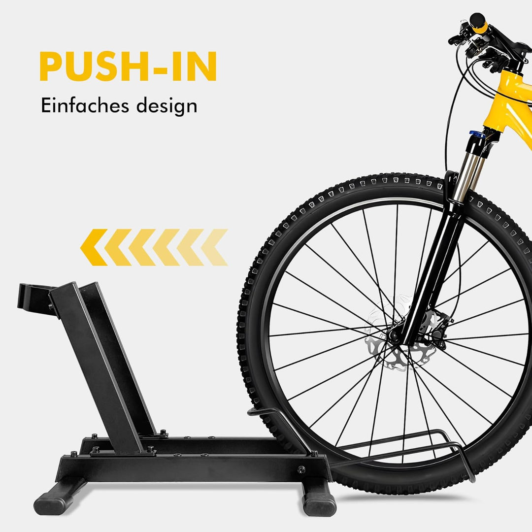 Mimoke E-Bike &amp; Fahrradständer – freistehender Bodenständer aus Stahl, vorn-hinten verstellbar, für