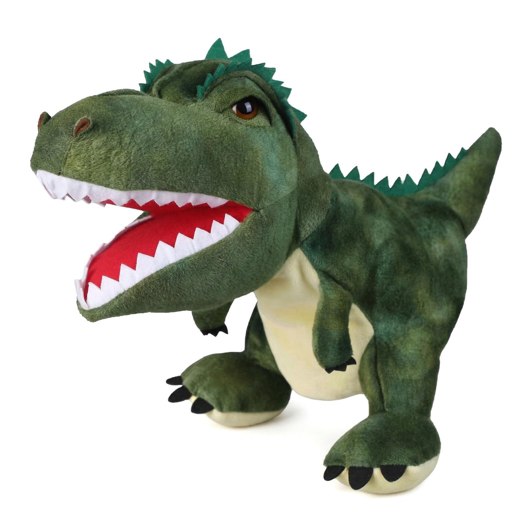 LOMTRATS Dinosaurier-Handpuppen für Kinder, Kleinkind enthält Triceratops und Tyrannosaurus Rex mit