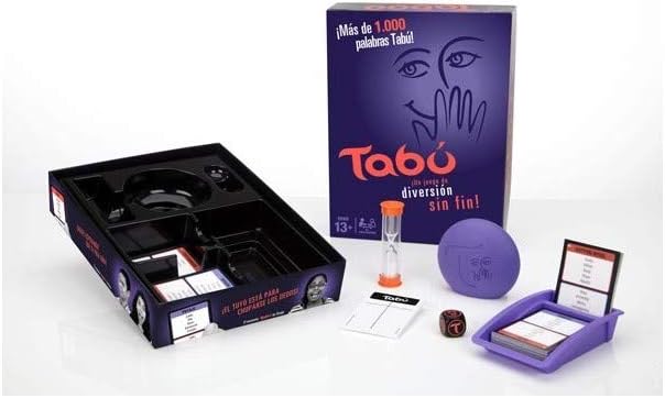 Hasbro Gaming - Würfelspiel Spanische Version 26.7 x 20.1 x 5.1 bunt Klassisches Tabu, Klassisches T