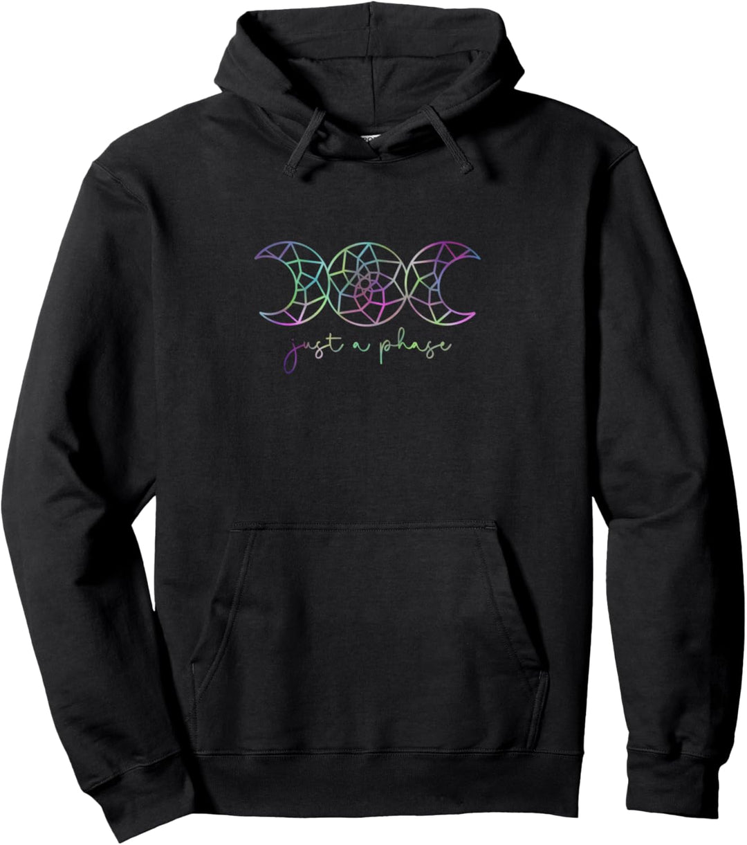 Just A Phase Moon - Celestial Moon Phasen Pullover Hoodie