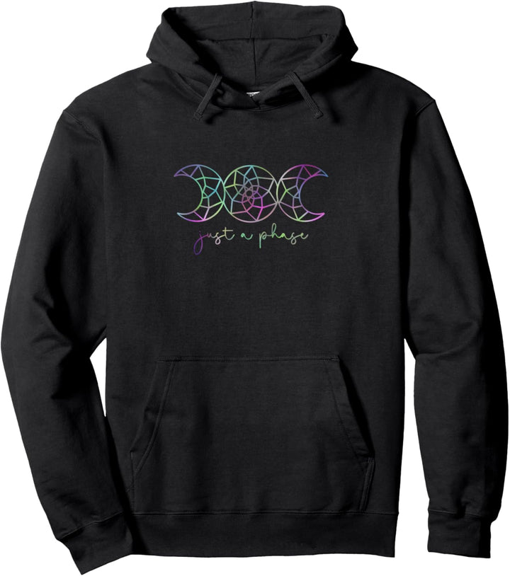 Just A Phase Moon - Celestial Moon Phasen Pullover Hoodie