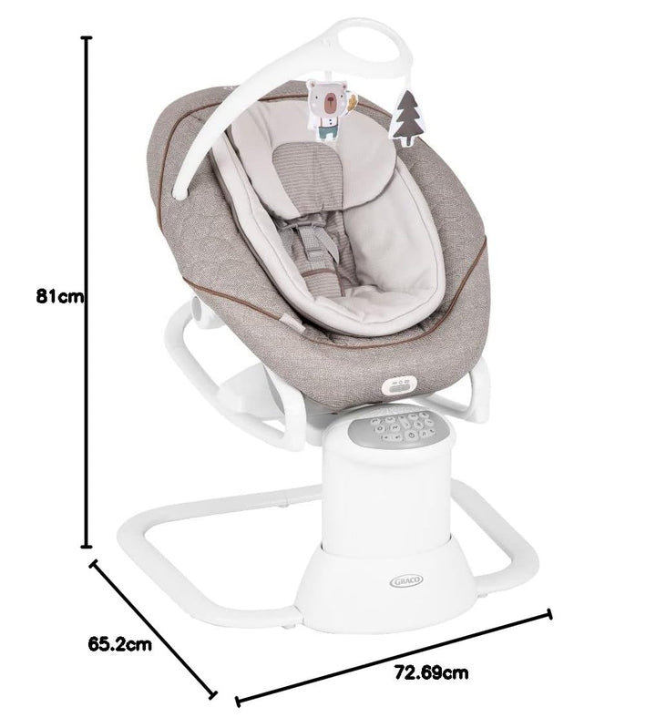 Graco All Ways™ Soother 2-in-1, elektirsche Babyschaukel und tragbare Wippe, ab Geburt bis ca. 9 Mon