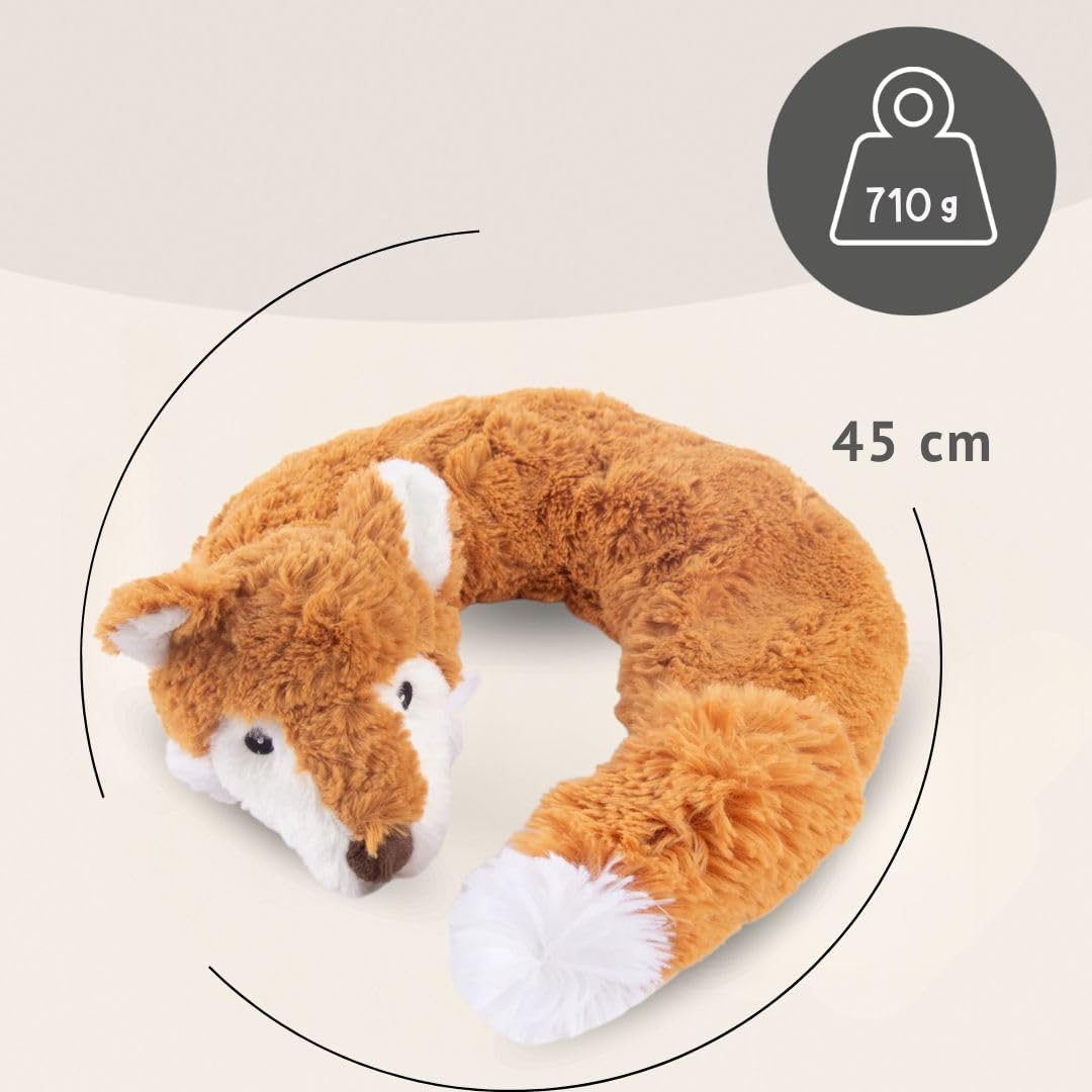 Habibi Plush Premium – 1740 Neck Warmer/Schal/Nackenhörnchen Fuchs f. Kinder und Erwachsene, herausn