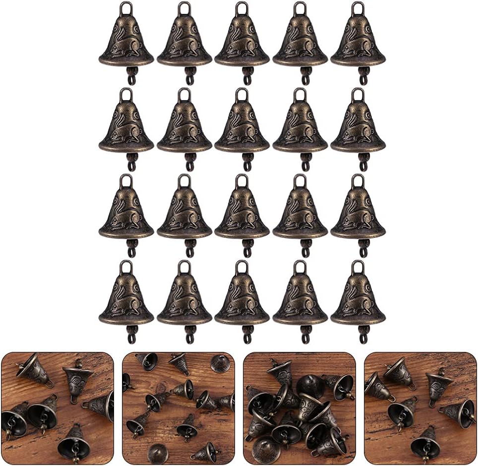 YARNOW Glöckchen Metall Vintage Antike Wind Glocken Anhänger Basteln Handwerk Glocken Feng Shui Glüc