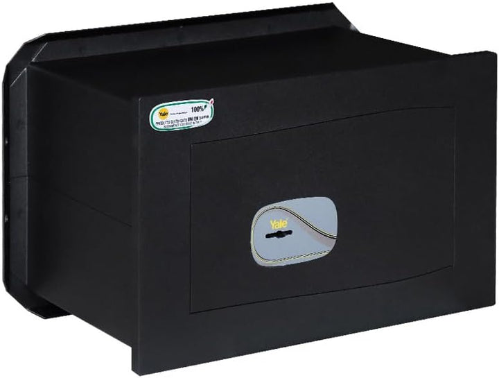 Yale Serie Y320 Wandtresor 320 Wall Safe ONLY Key Certified, Schwarz, XXS-340x210x200