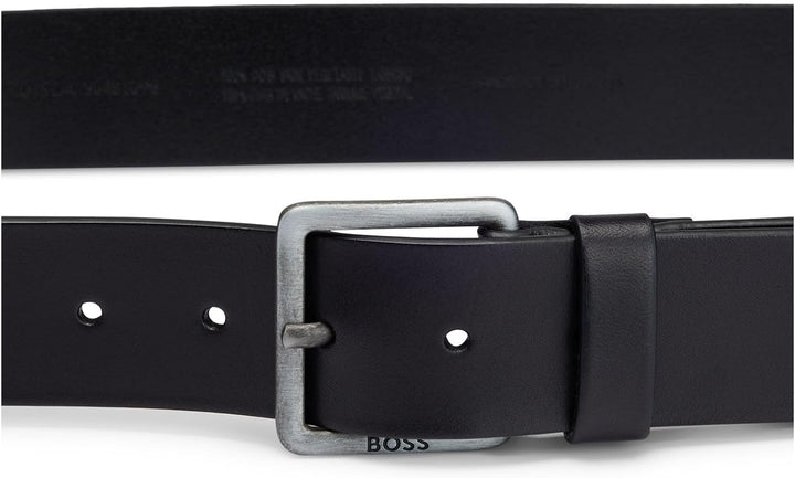 BOSS Herren Jeeko_sz40 Gürtel (1er Pack) 80 Black1, 80 Black1