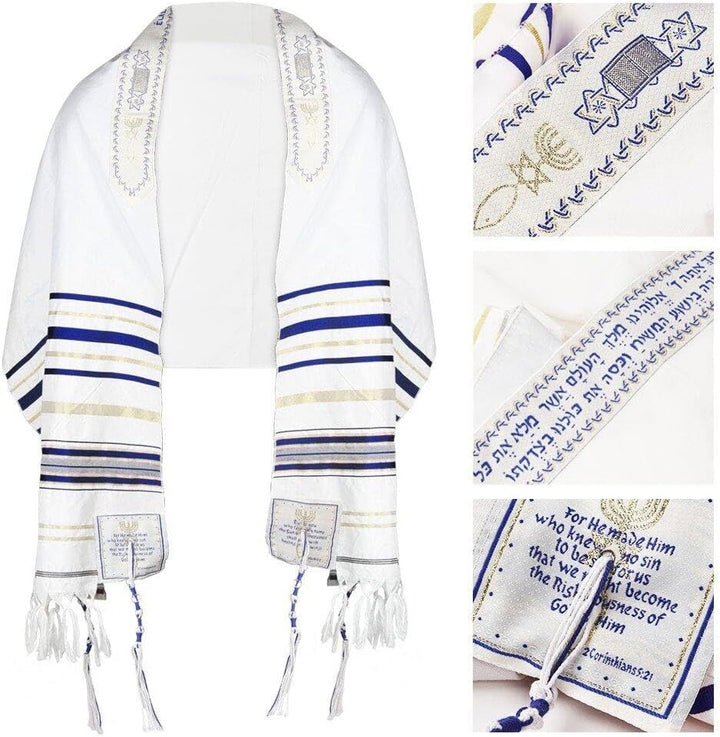 Messianischer Tallit-gebetsschal, Covenant Tallit-gebetsschal, Isarel-wickel, Jüdischer Christlicher
