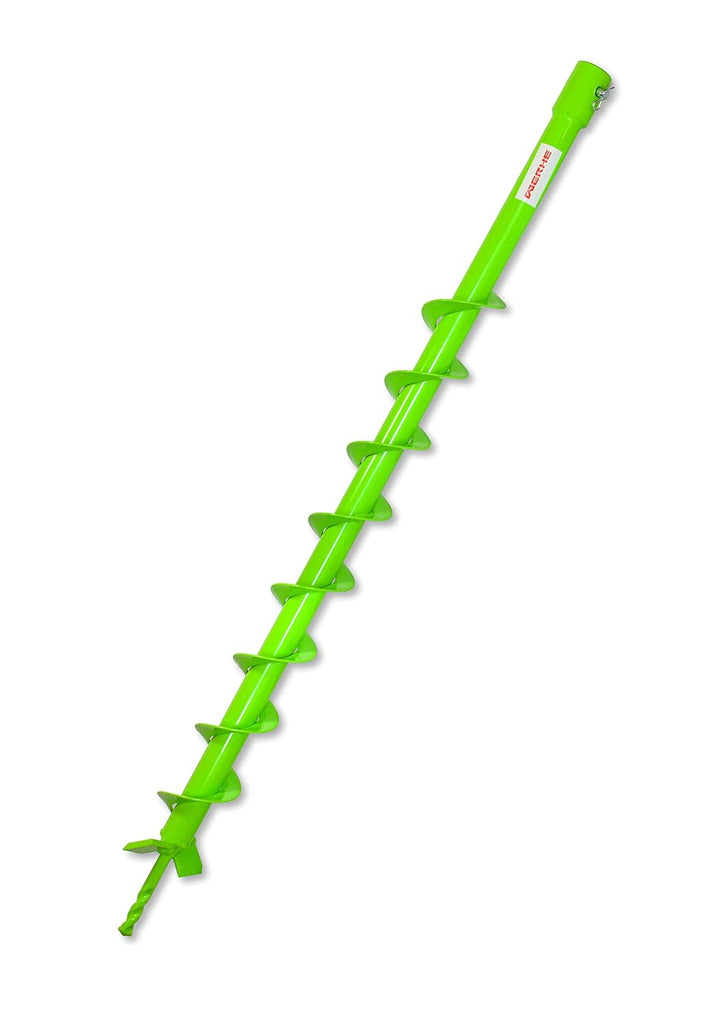 WERHE Profi Bohrer für Erdbohrer 60 mm Pfahlbohrer Brunnenbohrer präzise Bohrspitze Spiral eco Farbe