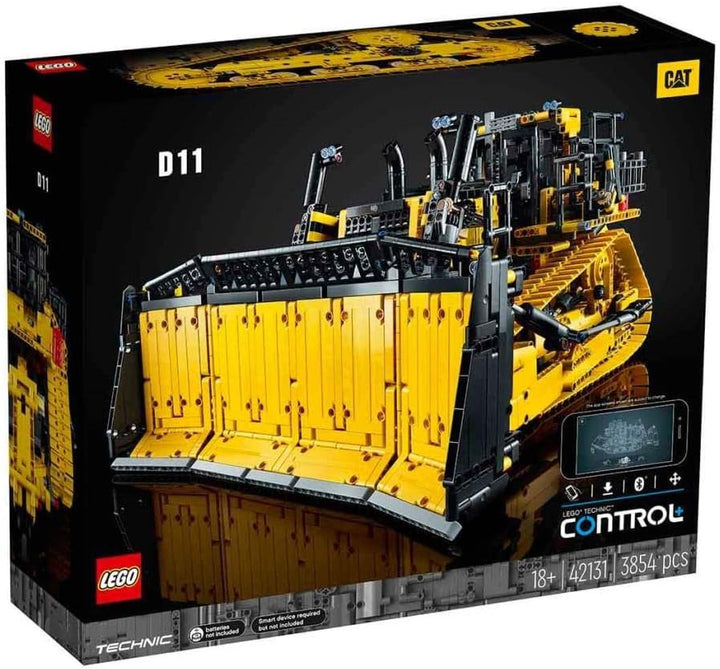 LEGO 42131 Technic Appgesteuerter Cat D11 Bulldozer, Set für Erwachsene, ferngesteuerte Autos, Gesch