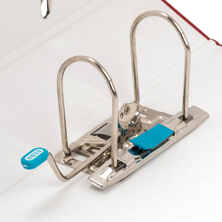 Elba Ordner A4, Smart Pro, 8 cm breit, Kunststoff aussen, bordeaux, 10 Stück bordeaux A4, breit, bor