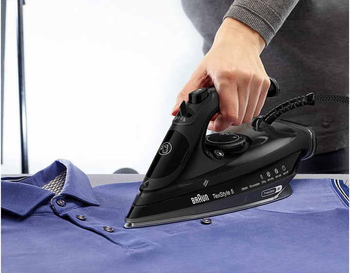 Braun 0127406005 SI 5088 BK Dry &amp; Steam Iron, Kunststoff, 0,3 Liter, Schwarz