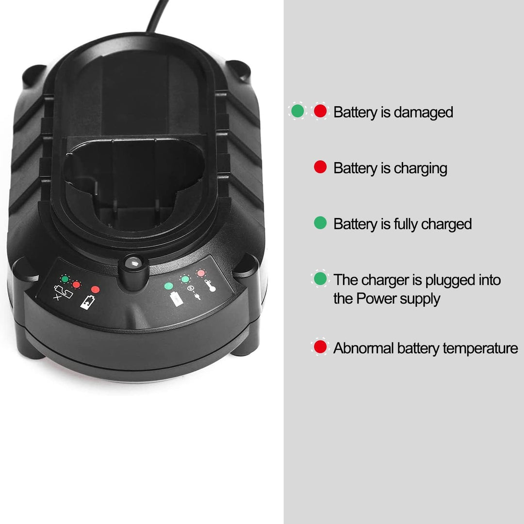 FengWings® BL1013 10.8V 1.5Ah Ersetzen für Makita, mit 10.8V DC10WA Ladegerät Kompatibel mit Makita