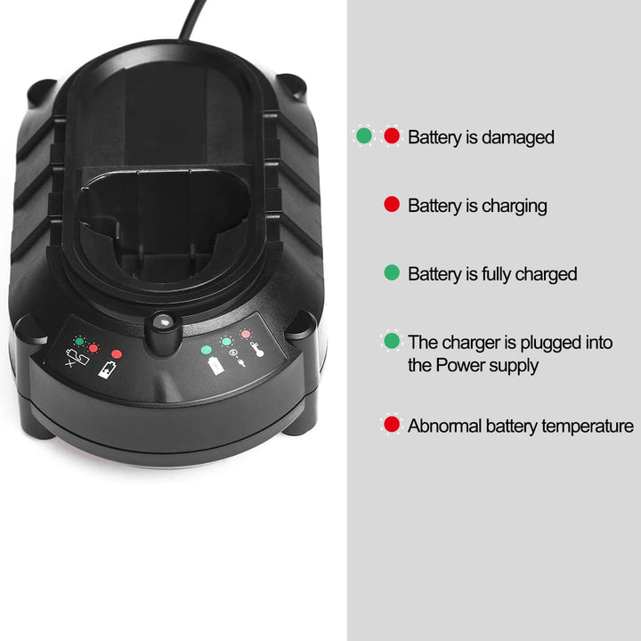 FengWings® BL1013 10.8V 1.5Ah Ersetzen für Makita, mit 10.8V DC10WA Ladegerät Kompatibel mit Makita