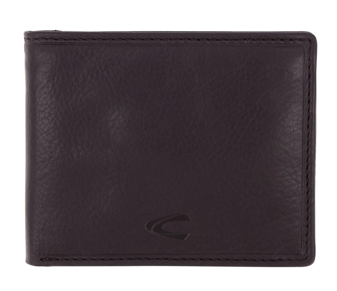 camel active bags Como Herren Geldbörse RFID Mittelgross Querformat Leder Schwarz 11 x 2 x 9 Schwarz